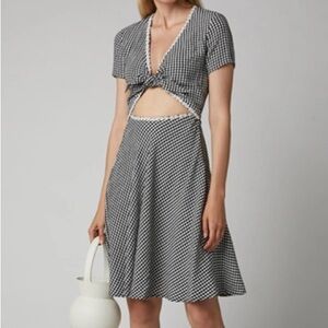 🌼 Solid & Striped 🌼 Gingham Daisy Mini Dress NWT